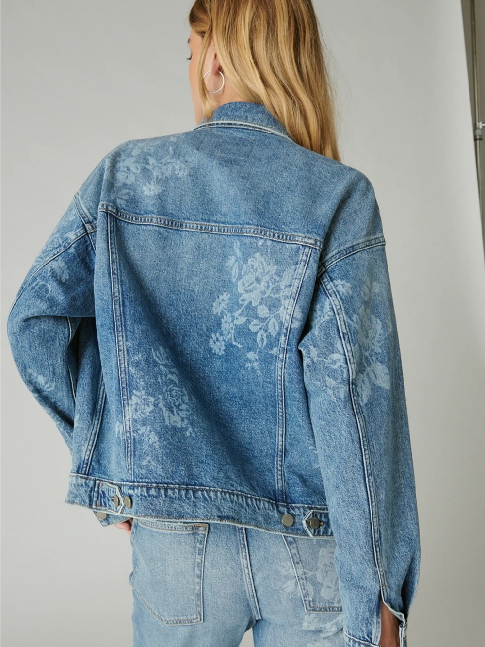 Lucky Brand x Laura Ashley-  Floral-Print  Women Jeans Jacket